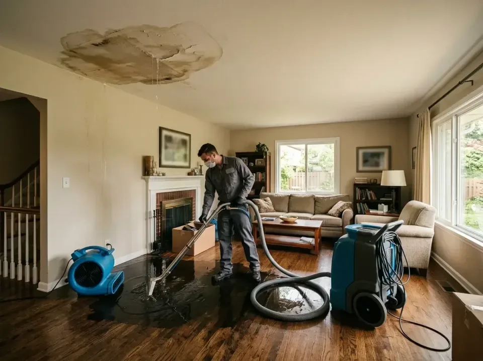attic-pipe-burst-ceiling-drip-008 — frequently asked questions, Water Damage Restoration & Carpet Care in Winfield, AL